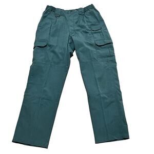 Propper Public Safety Cargo Uniform Work Pants Stretch Waist Green Men's W34 L31